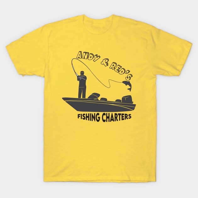 Andy & Red's Fishing Charters T-Shirt by aidreamscapes